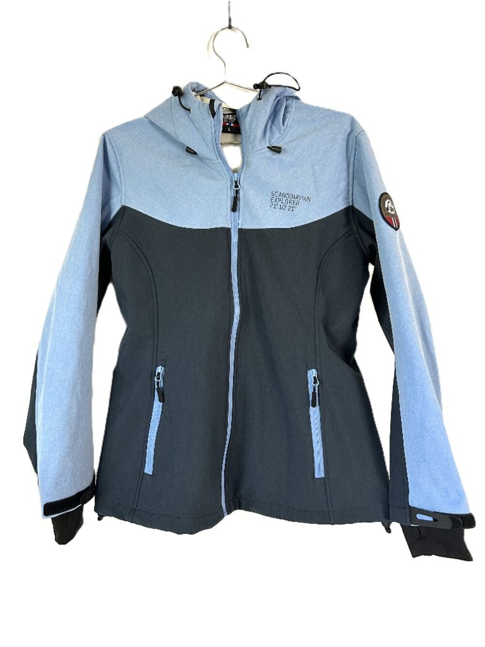Scandinavian Explorer Hooded Jacket Women's L Blue